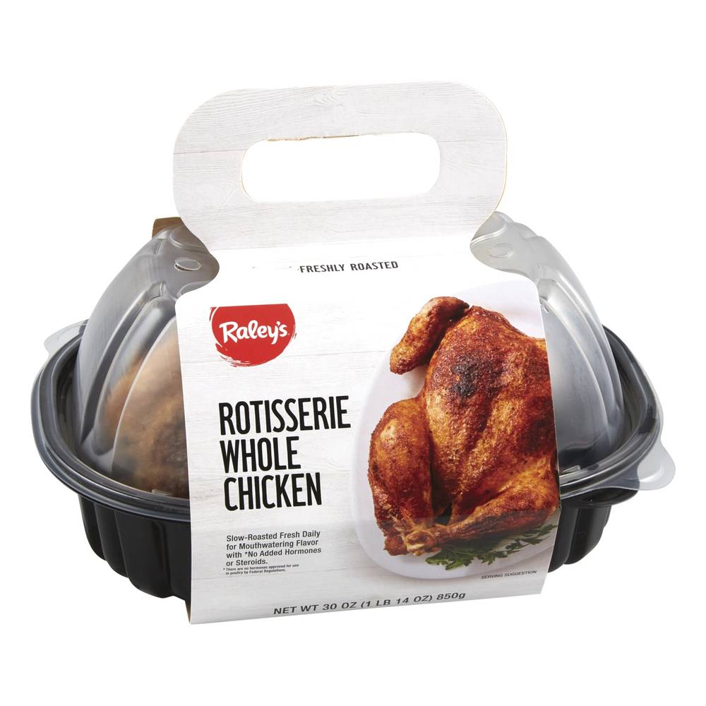 Raley'S Whole Rotisserie Chicken (Hot) 1 Ea