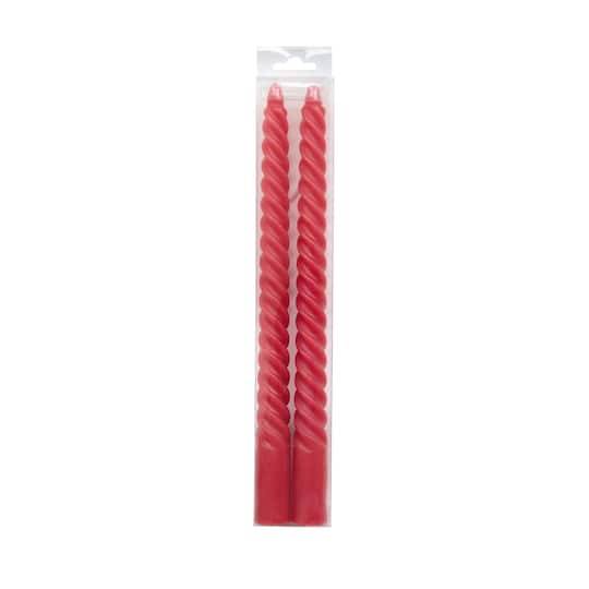 10" Twist Taper Candles, 2Ct. By Ashland