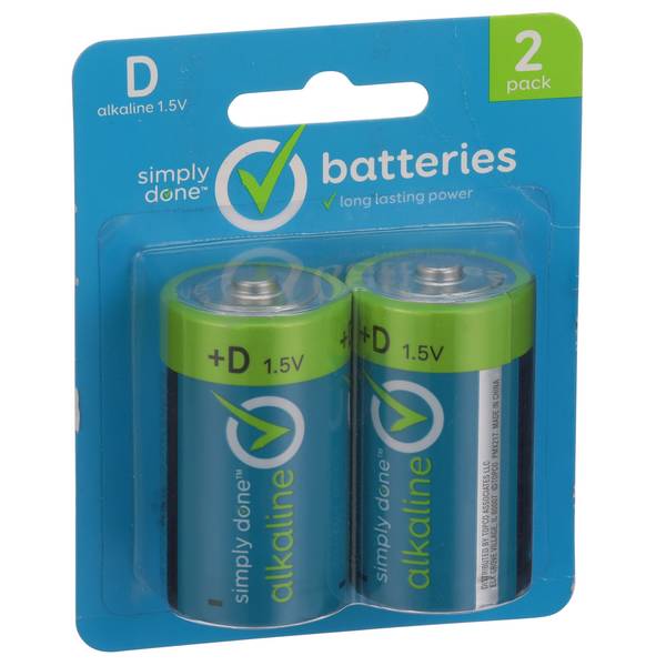 Simply Done D Batteries