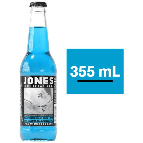 Jones Blue Bubble Gum Soda (355 ml)