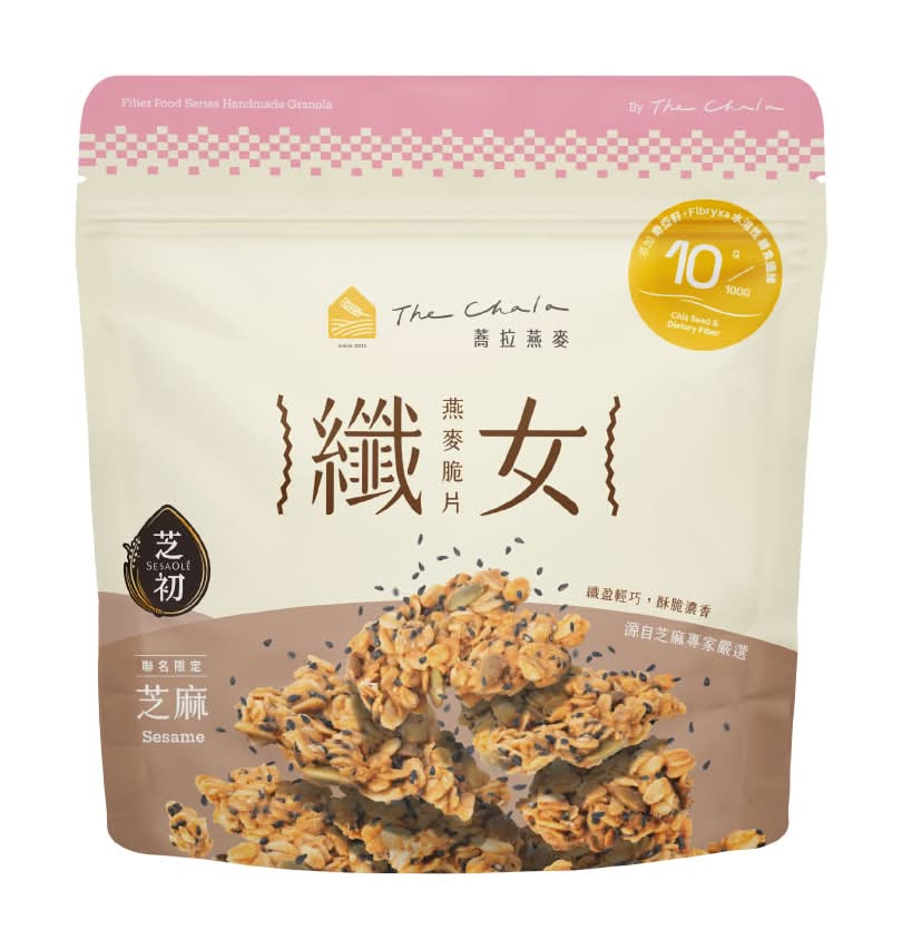 蕎拉燕麥 -纖女燕麥脆片-芝麻(130g/包)