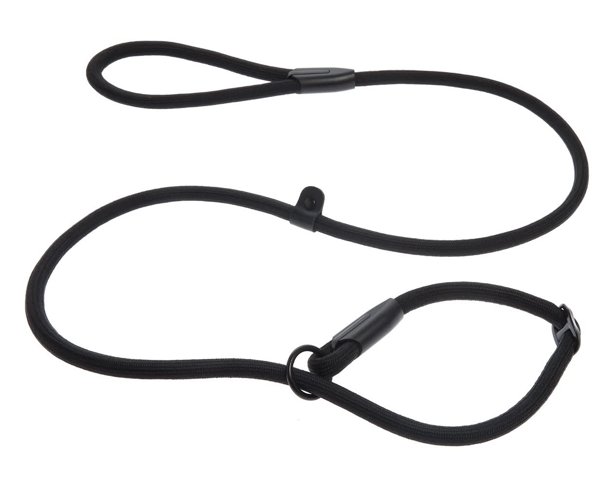Top Paw® Rope Slip Lead, Black, 5-ft long (Color: Black)