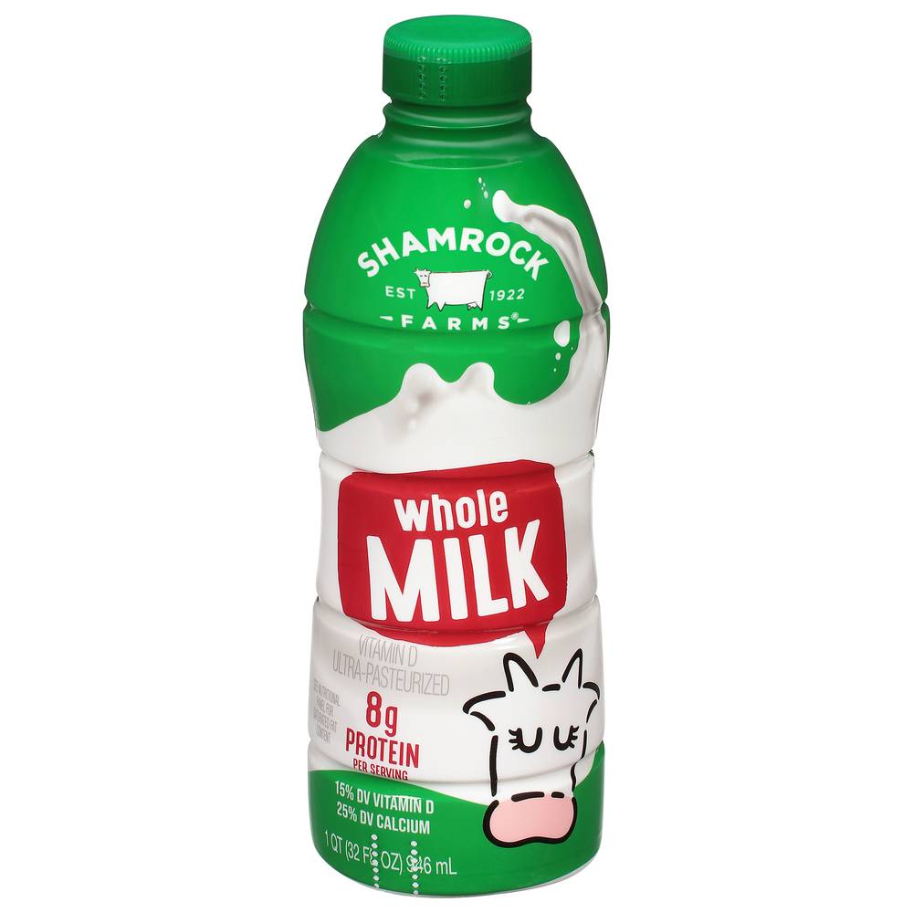 Shamrock Farms Whole Milk (1 qt)