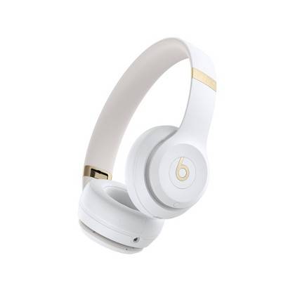 Beats Solo 4 Bluetooth Wireless On-Ear Headphones, Warm White