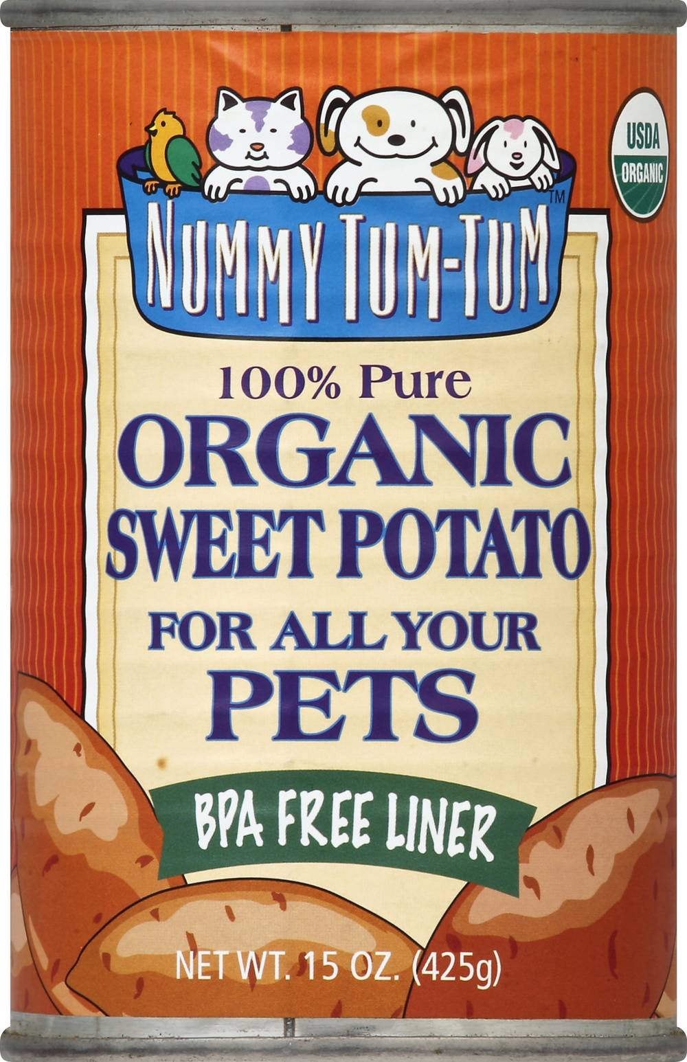 Nummy Tum-Tum Organic Sweet Potato Food For Pets (15 oz)