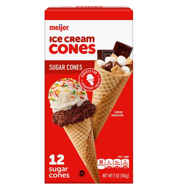 Meijer Sugar Cones (12 ct)