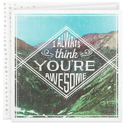 Good Mail All-Occasion Card (I Think You're Awesome) E12 - 1.0 ea