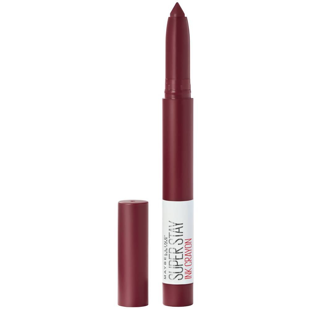 Maybelline Superstay Ink Crayon Lipstick, Matte Longwear Lipstick Makeup (settle for more)