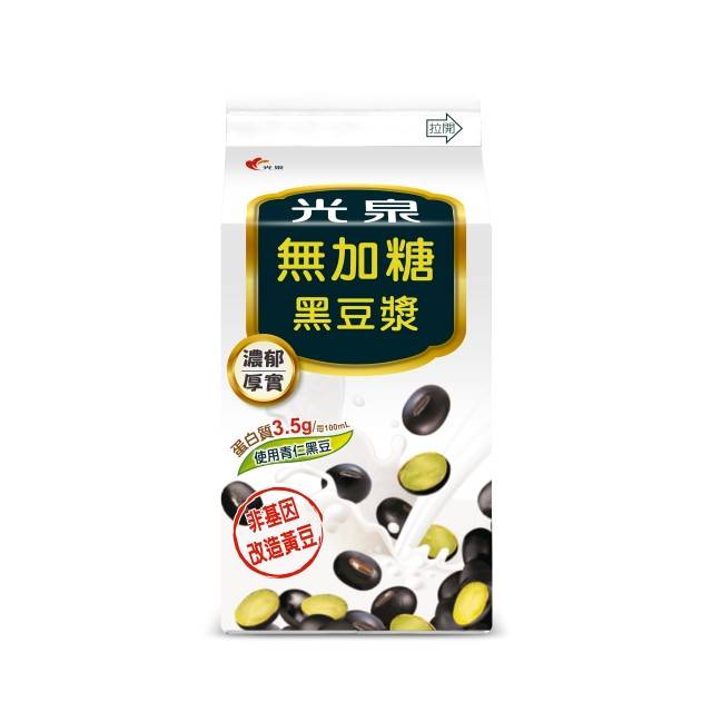 光泉無加糖黑豆漿400Ml