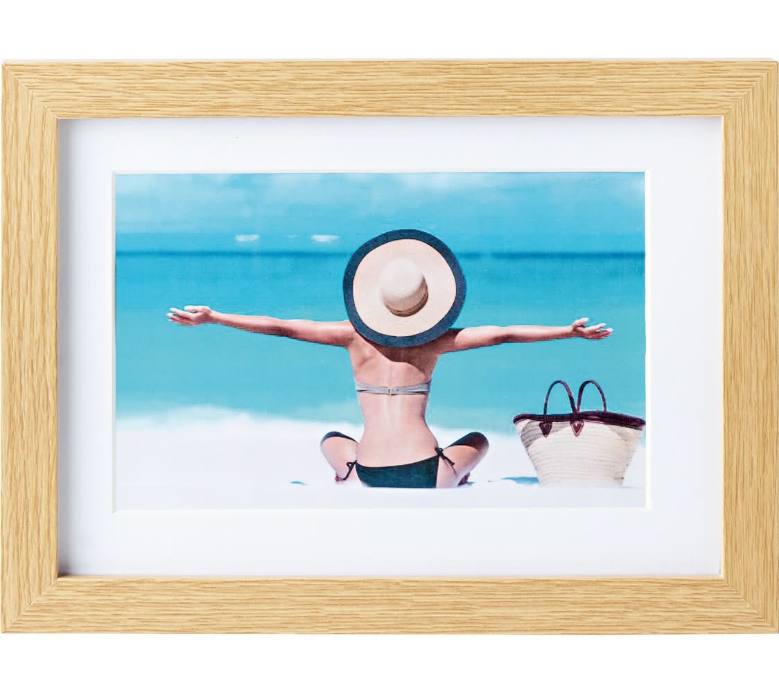 Moldura Básica 10 x 15cm Branca