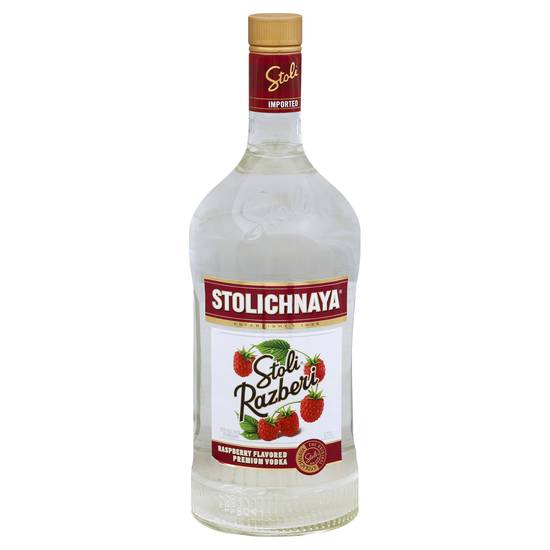 Stolichnaya Raspberry Flavored Vodka (1.75 L)