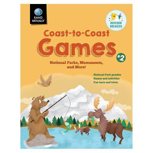Rand McNally Boredom Breakers Coast-to-Coast Games - 1.0 ea