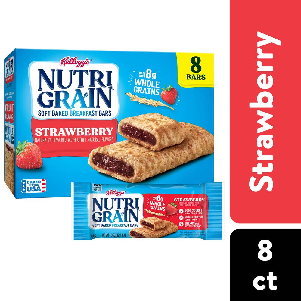 Nutri-Grain Strawberry Soft Baked Breakfast Bars