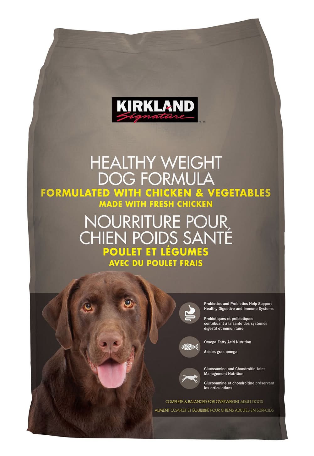 Kirkland Signature – Nourriture Pour Chien Poids Santé, 18,14 Kg (40 Lb.) / Kirkland Signature Healthy Weight Dog Food, 18.14 Kg (40 Lb.)