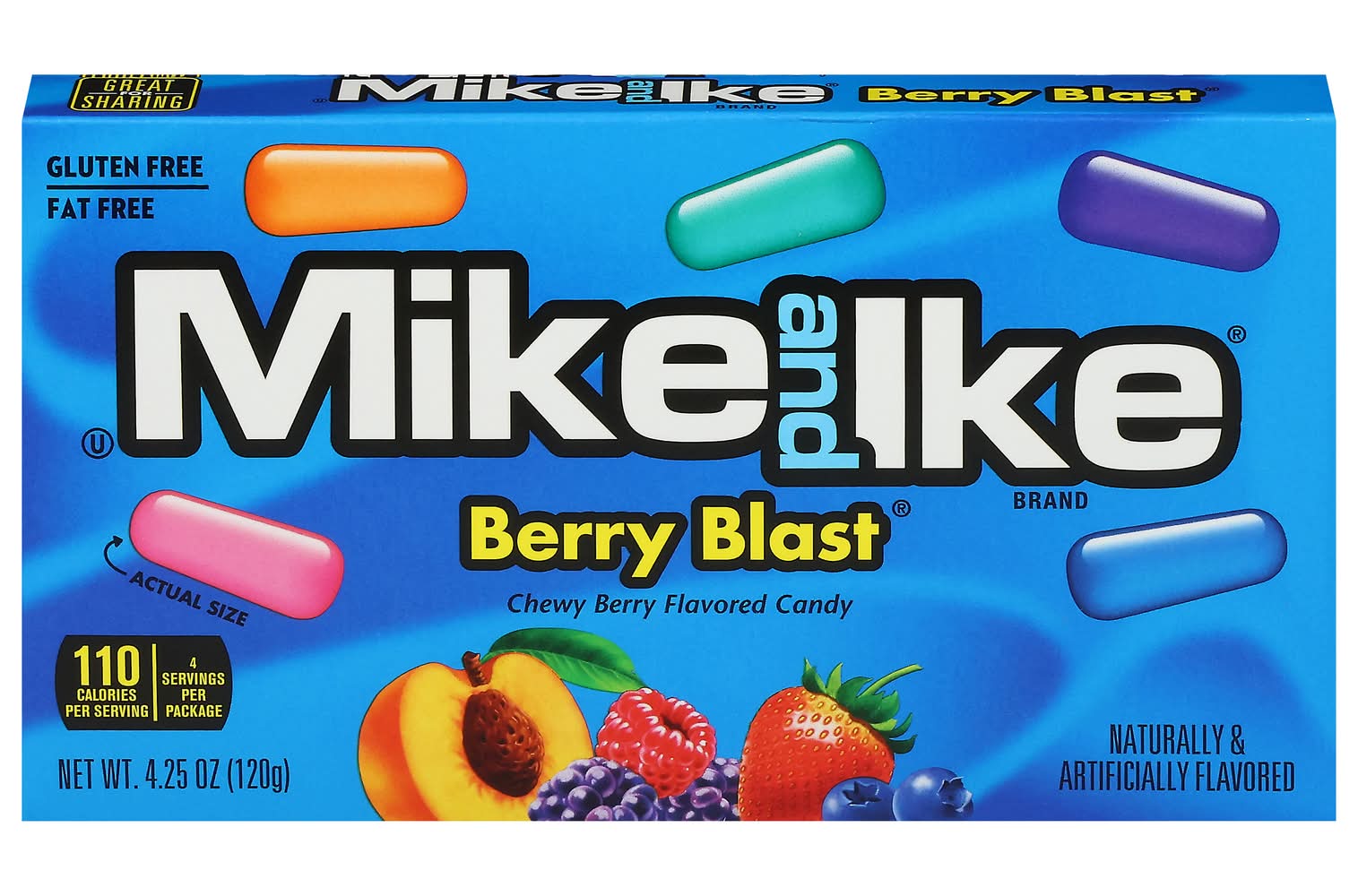 MIKE AND IKE Blast Candy, Berry (4.25 oz)