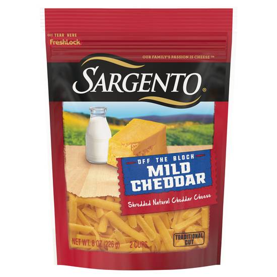 Sargento Mild Cheddar Traditional Cut Shredded Cheese