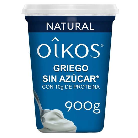 Oikos yoghurt griego natural sin azúcar (900 g)