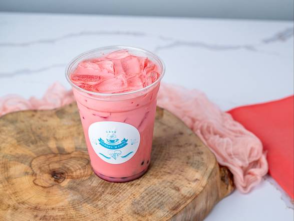 Watermelon Boba Bubble Milk Teas