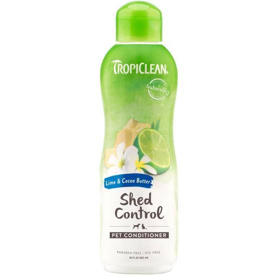 Tropiclean Lime & Cocoa Butter. Shed Control Pet Conditioner