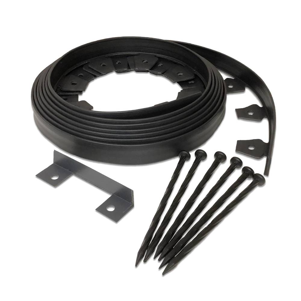 EasyFlex 20-ft x 1.5-in No-Dig Black Plastic Landscape Edging Roll | 3000-20R1-6