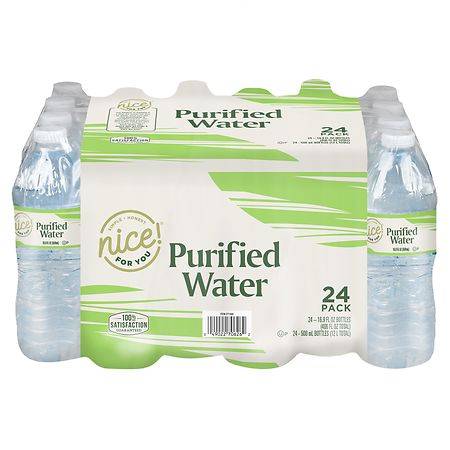 Nice! Aqua Purified Drinking Water (24 x 1.1 lbs)