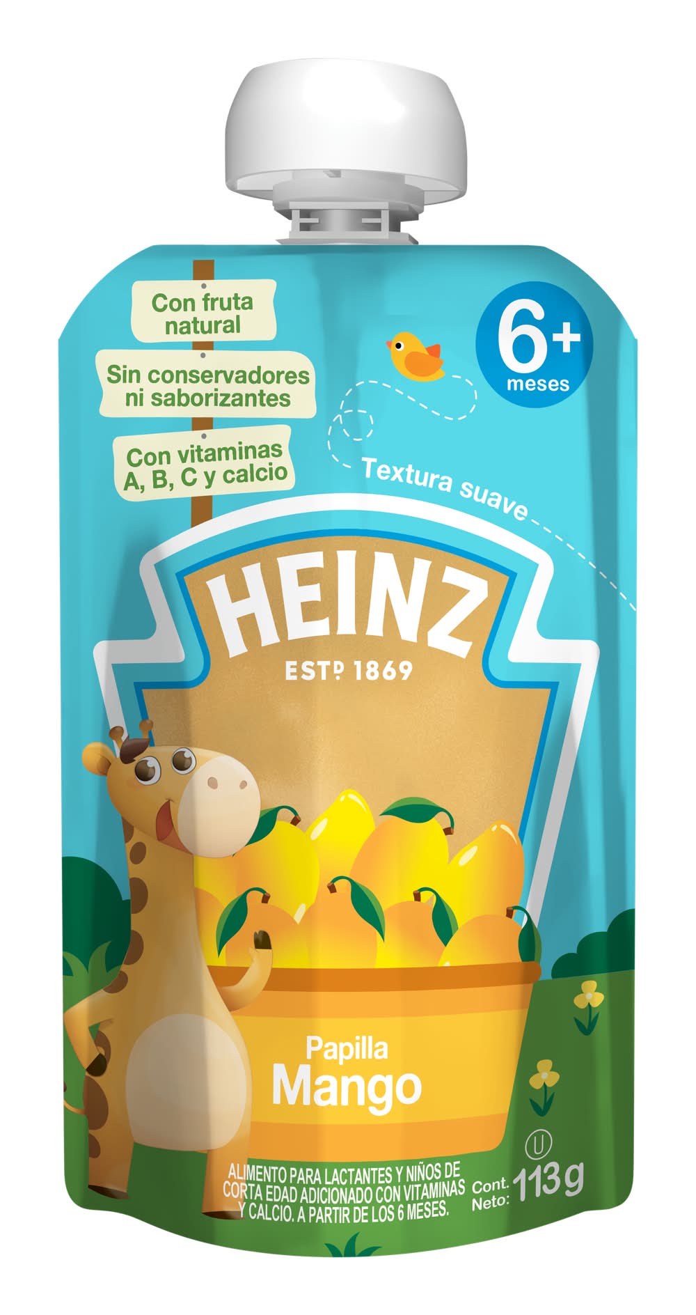 Heinz · Papilla mango (113 g)