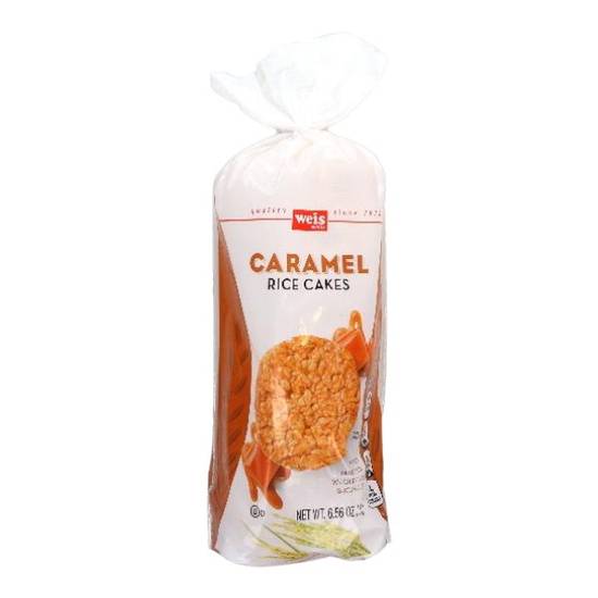 Weis Quality Rice Cakes Caramel