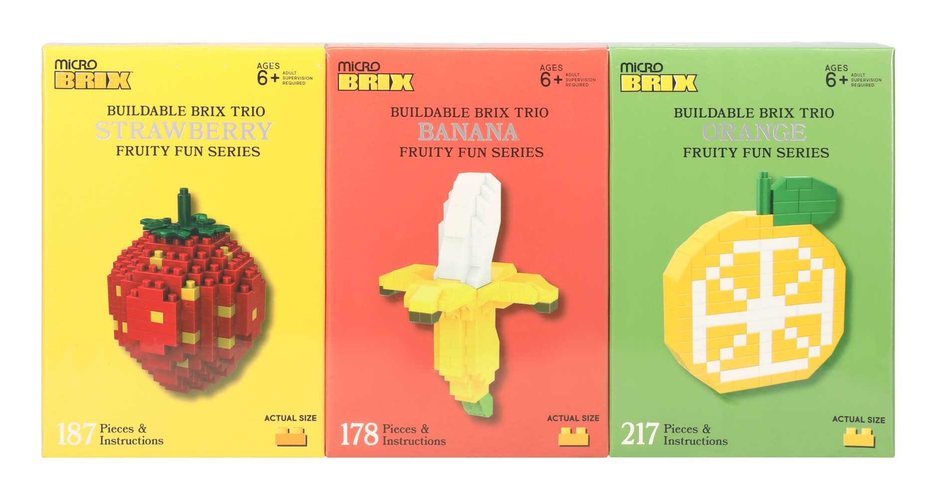 Micro Brix™ Buildable Brix Trio Series Food