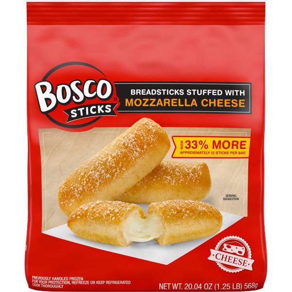Bosco 4 inch Cheese Sticks 12 ct