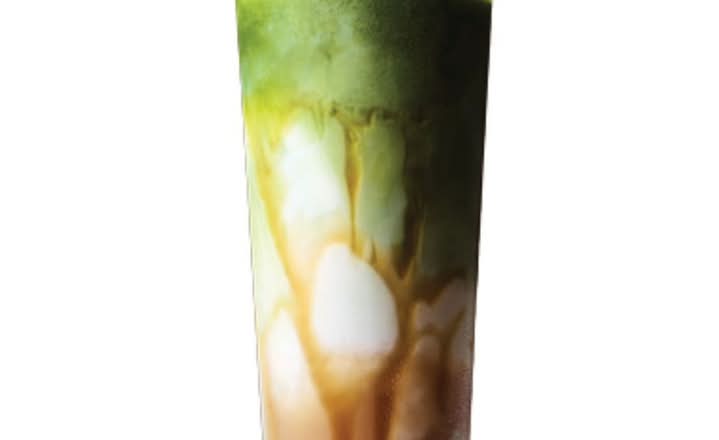 Iced Caramel Apple Matcha