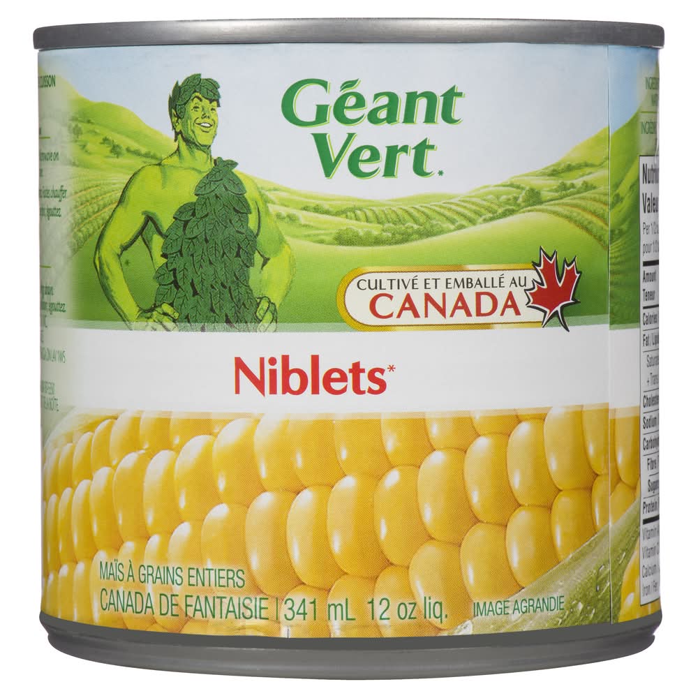 Green giant maïs à grains entiers niblets - niblets whole kernel corn