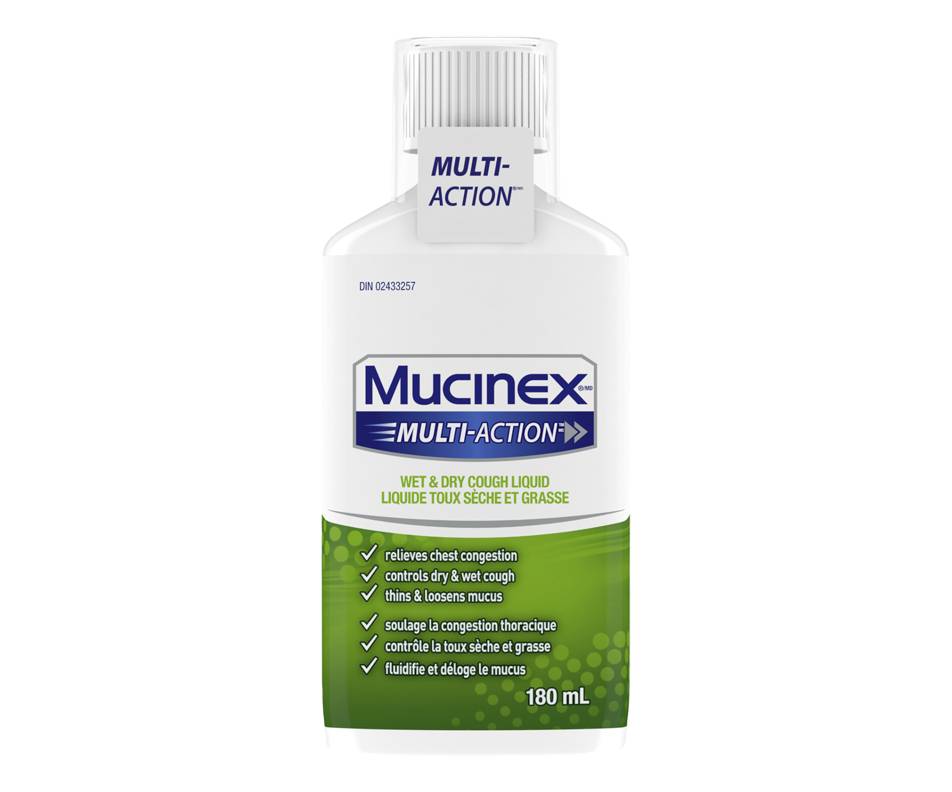 Mucinex Multia.Méd.Rhume Toux Sèc. 180Ml - Multia.We Dr.Cou.Cold Med.