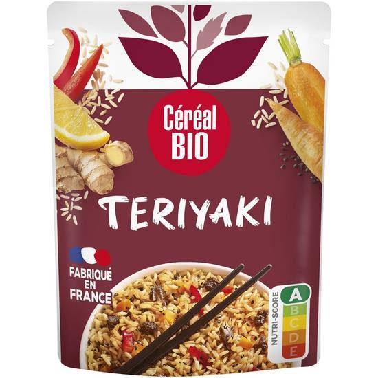 Céréal Bio - Riz micro-ondes façon teriaki 2mn (220g)