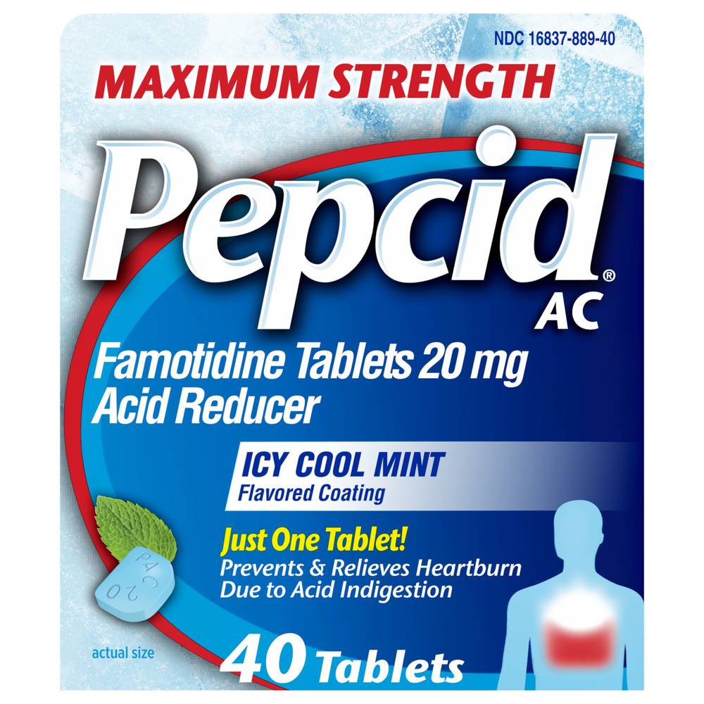 Pepcid Ac Maximum Strength Acid Reducer (icy cool mint )