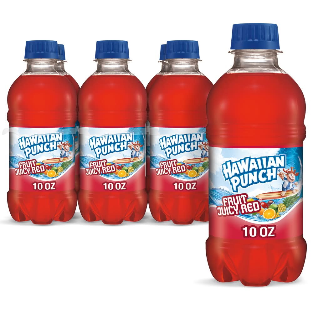 Hawaiian Punch Juice Drink, Fruit Juicy Red (6 x 10 fl oz)