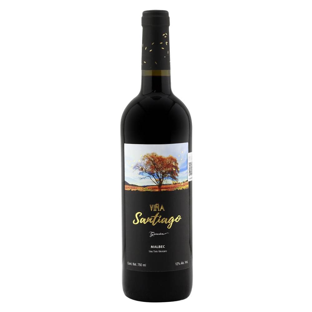 Viña Santiago · Vino tinto malbec (750 ml)