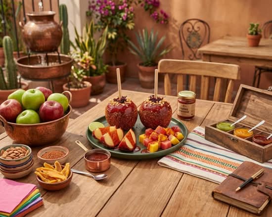 Manzanas con chamoy (Toluca)