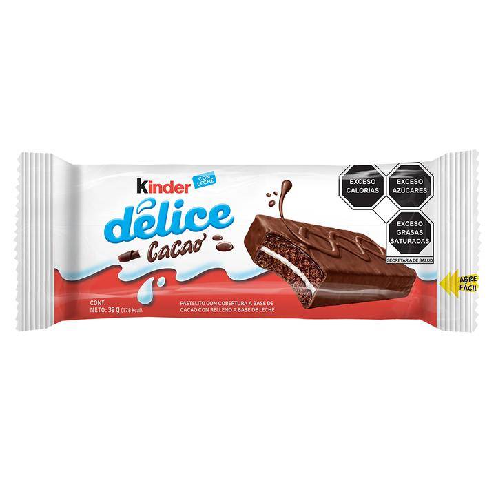 Kinder Délice · Pastelito cacao (39 g)