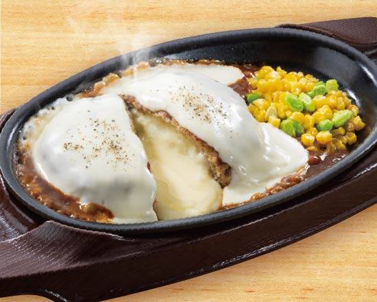 チーズONチーズINハンバーグ Cheese IN Cheese ON Hamburg