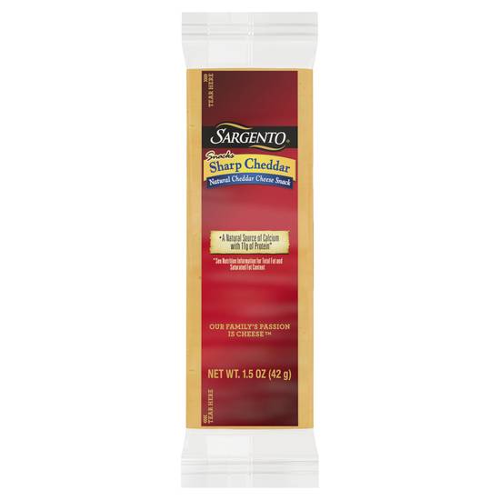 Sargento Sharp Cheddar Natural Cheese Snack