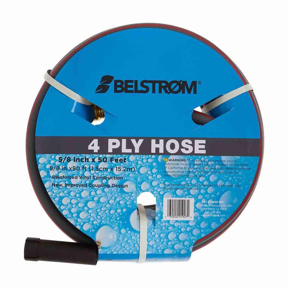 Belstrom 4 Ply Hose, 5/8 in x 50 ft