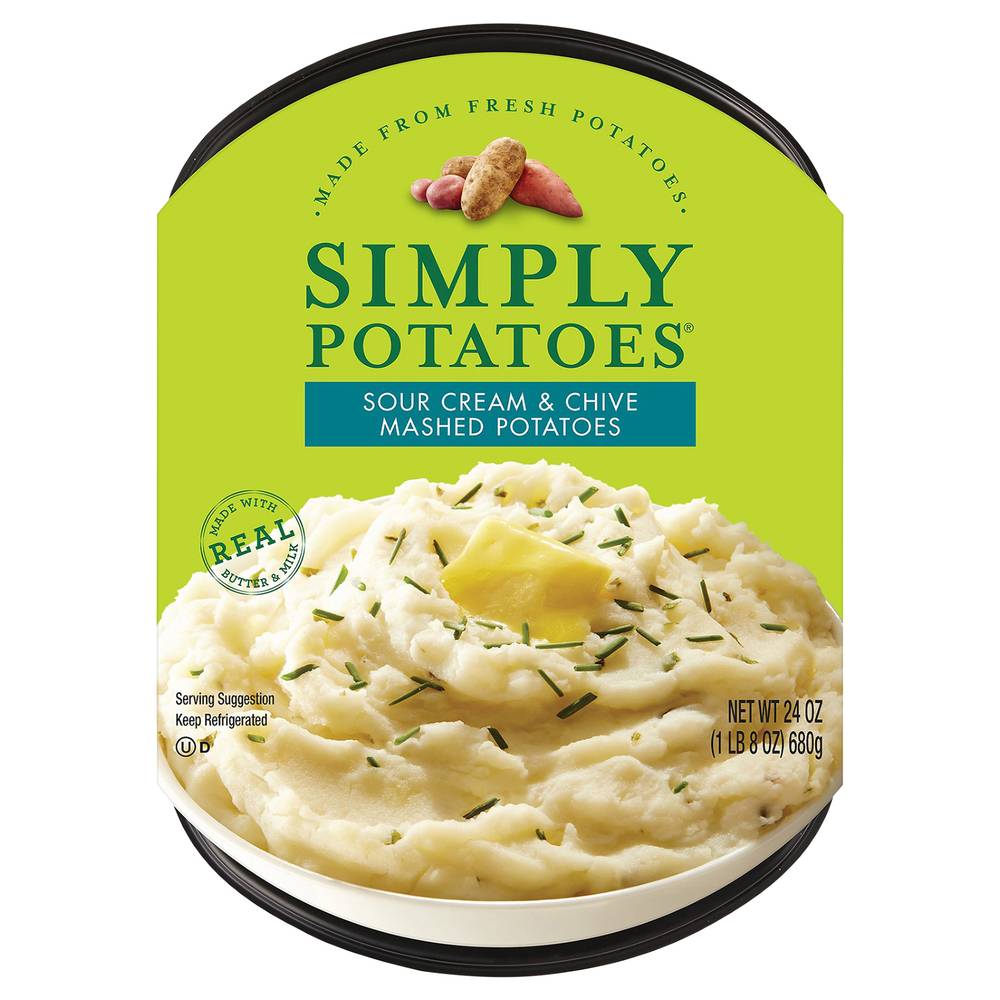 Simply Potatoes Sour Cream & Chive Mashed Potatoes (1.5 lbs)