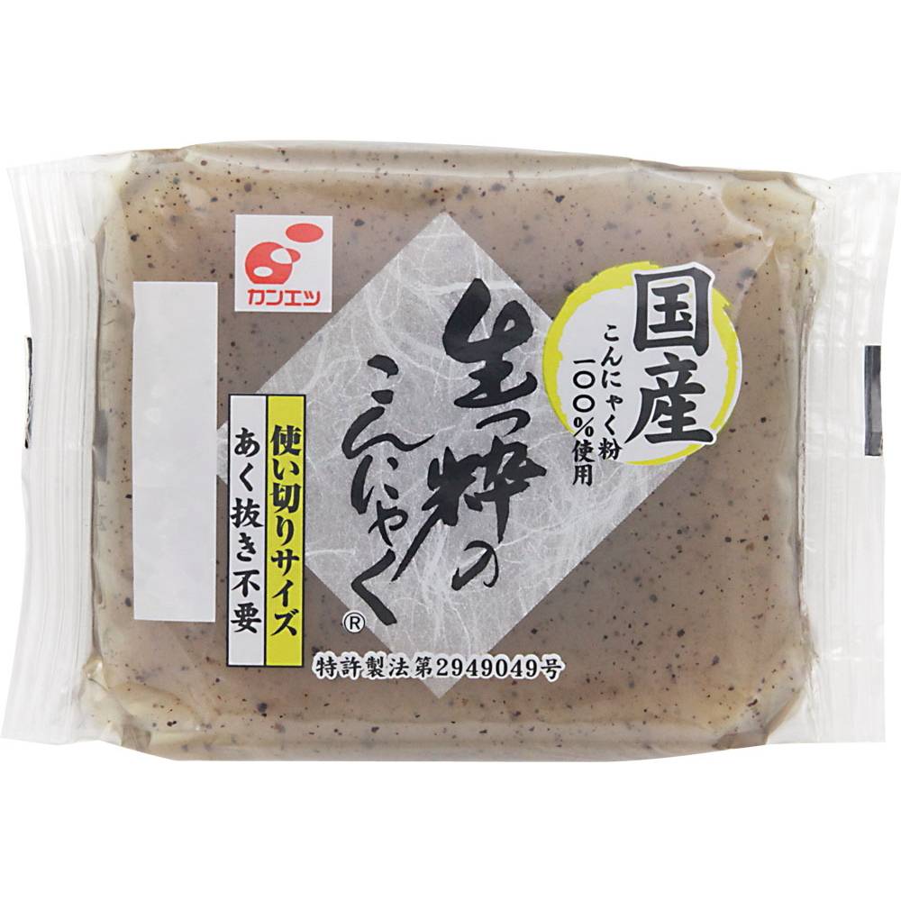 関越物産　国産使い切り　生っ粋のこんにゃく/130g