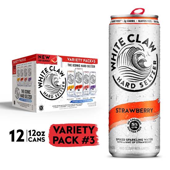 White Claw Hard Seltzer Variety pack (12 x 12 fl oz)