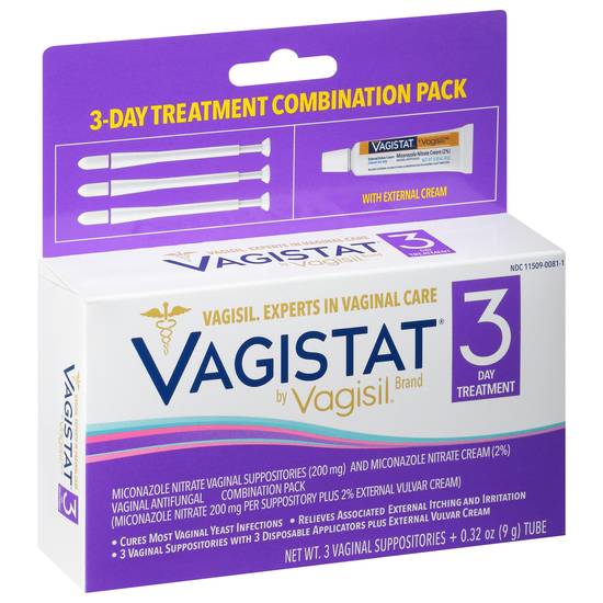 Vagistat-3 Prefilled Applicator 3-day Treatment Combination pack