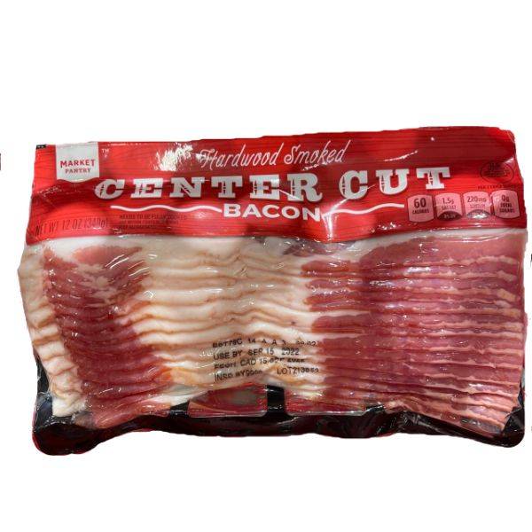 Market Pantry Hardwood Smoked Center Cut Bacon