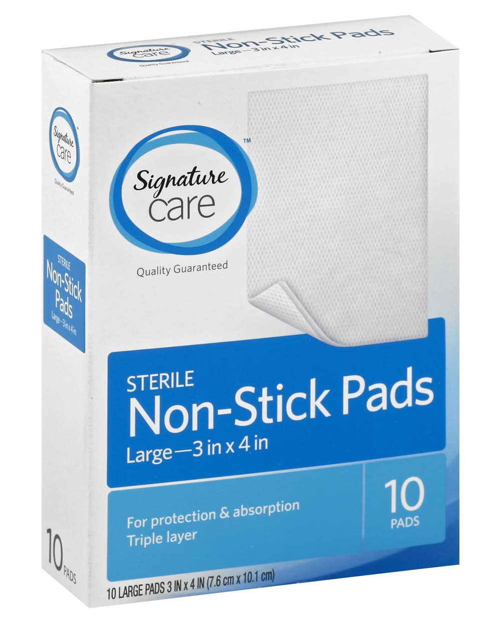 Signature Care Large Non-Stick Pads