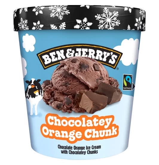 Ben & Jerry's Chocolatey Orange Chunk, Ice Cream (465ml)