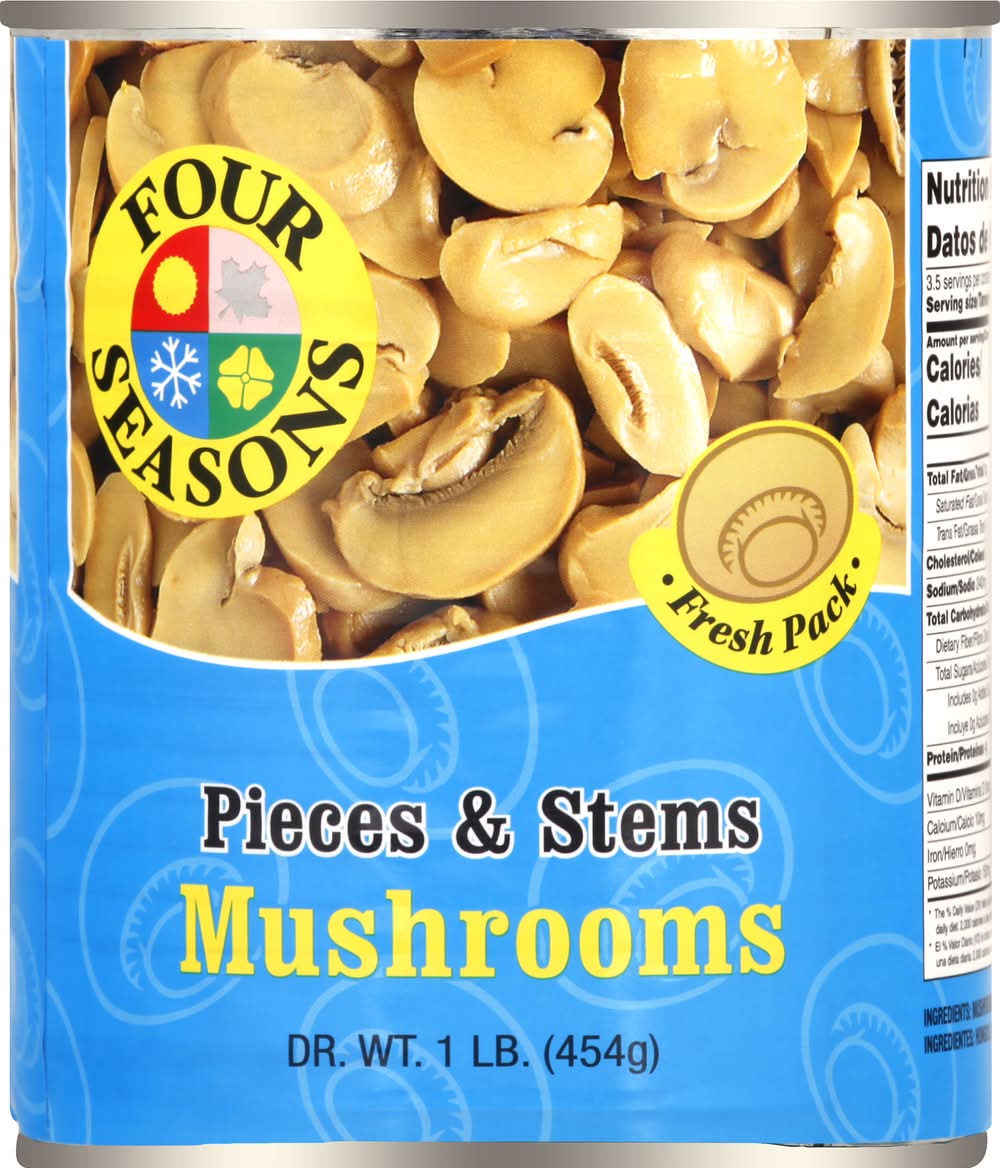 Four Seasons Pieces & Stems Mushrooms (1 lbs)