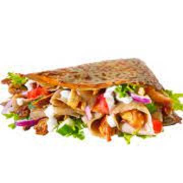Crêpe salée kebab